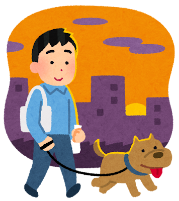 pet_dog_sanpo_yugata_man